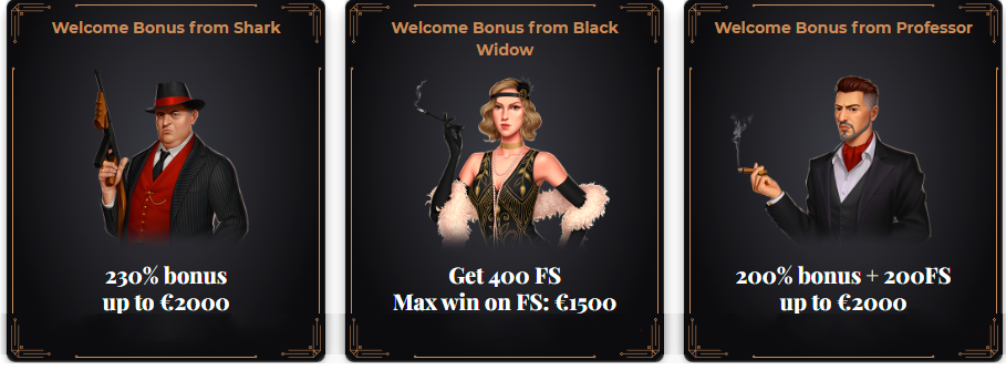 welcome bonus at Windetta casino